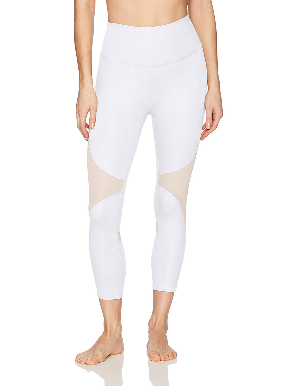 High-Waist Yoga Capris White Xxs X16906