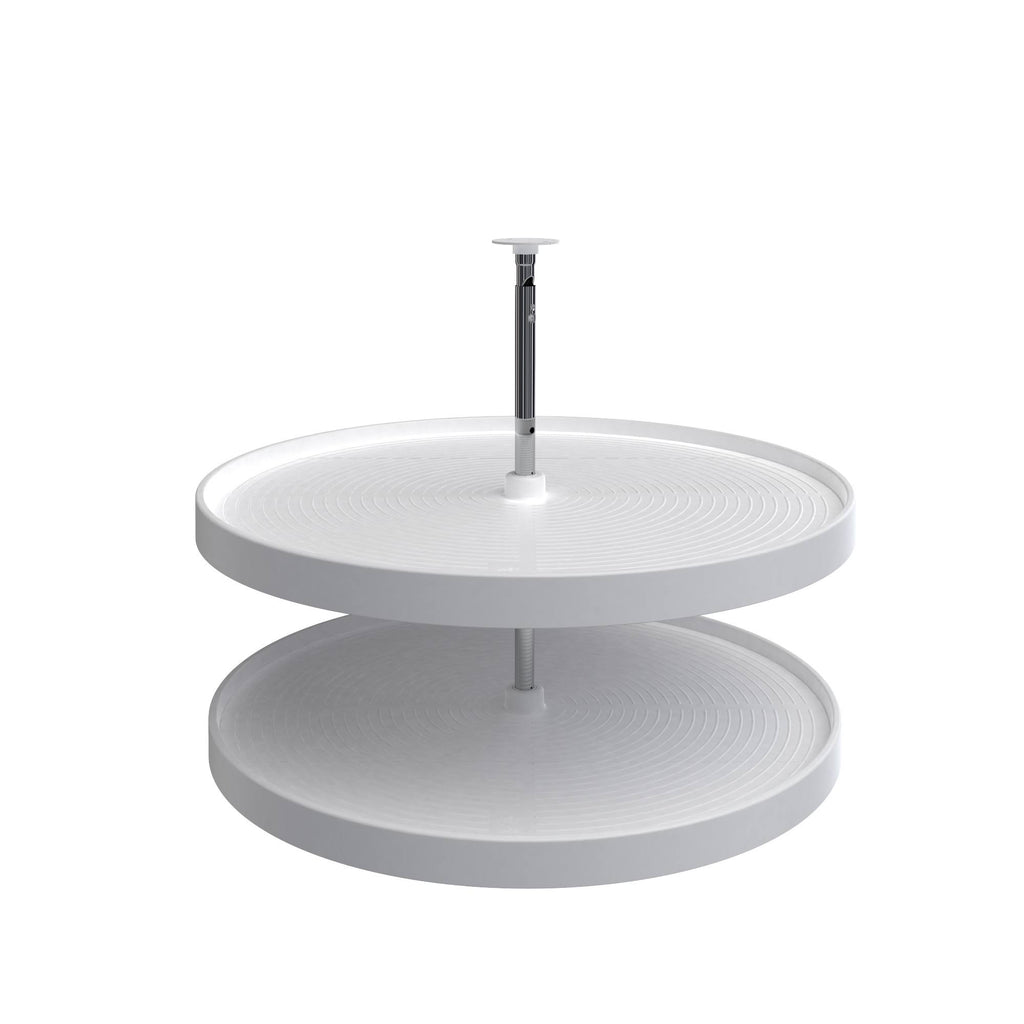 White 2-Shelf Lazy Susan I34834