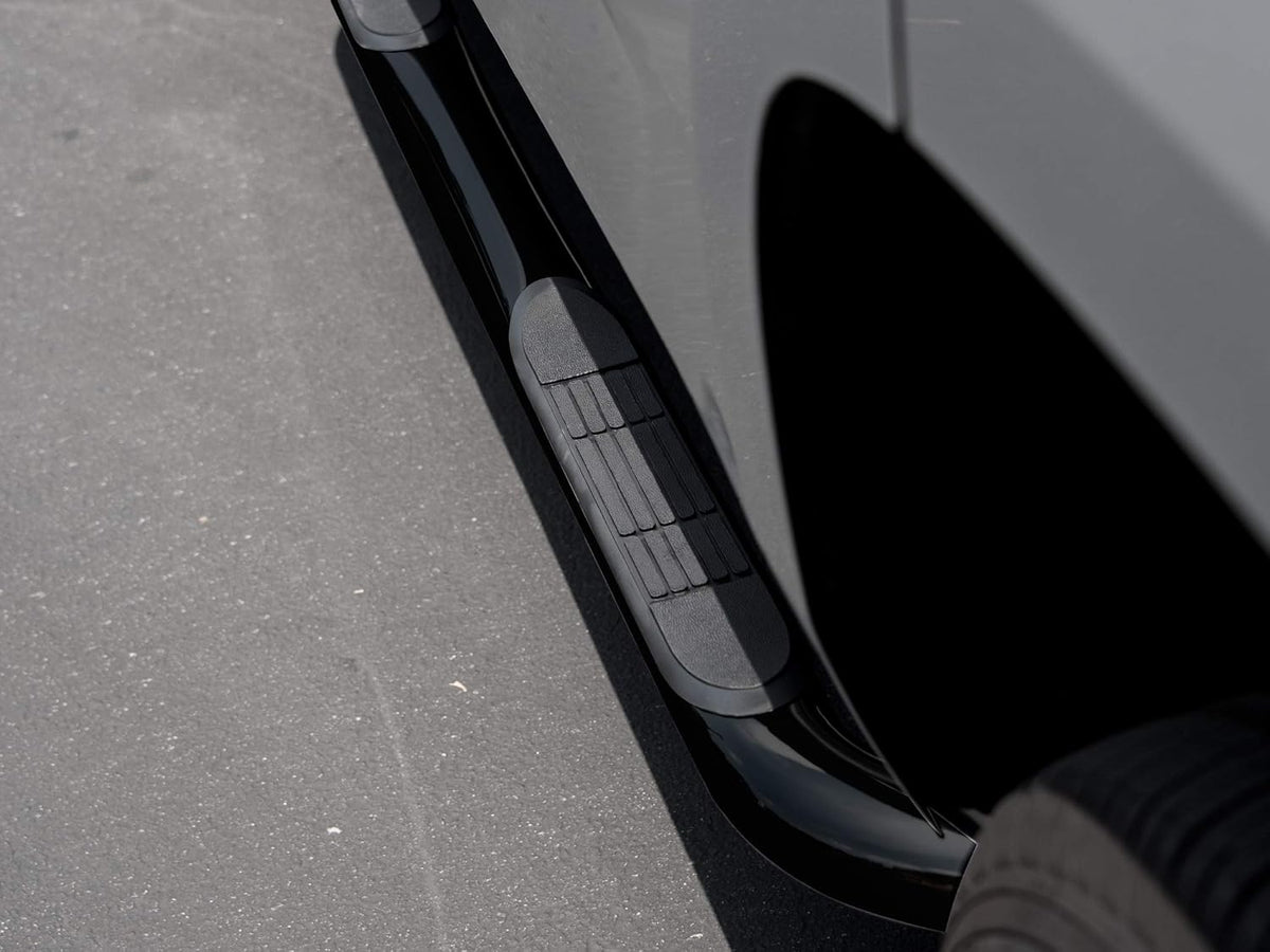 Black Side Step Bars for Ford Super Duty F-350 Regular Cab H737679