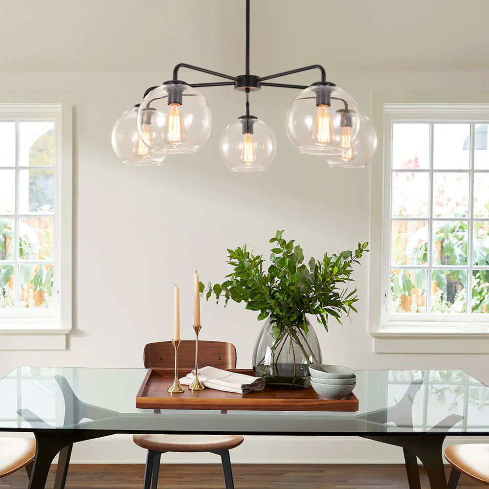 5-Light Dimmable Sputnik Sphere Chandelier H70580