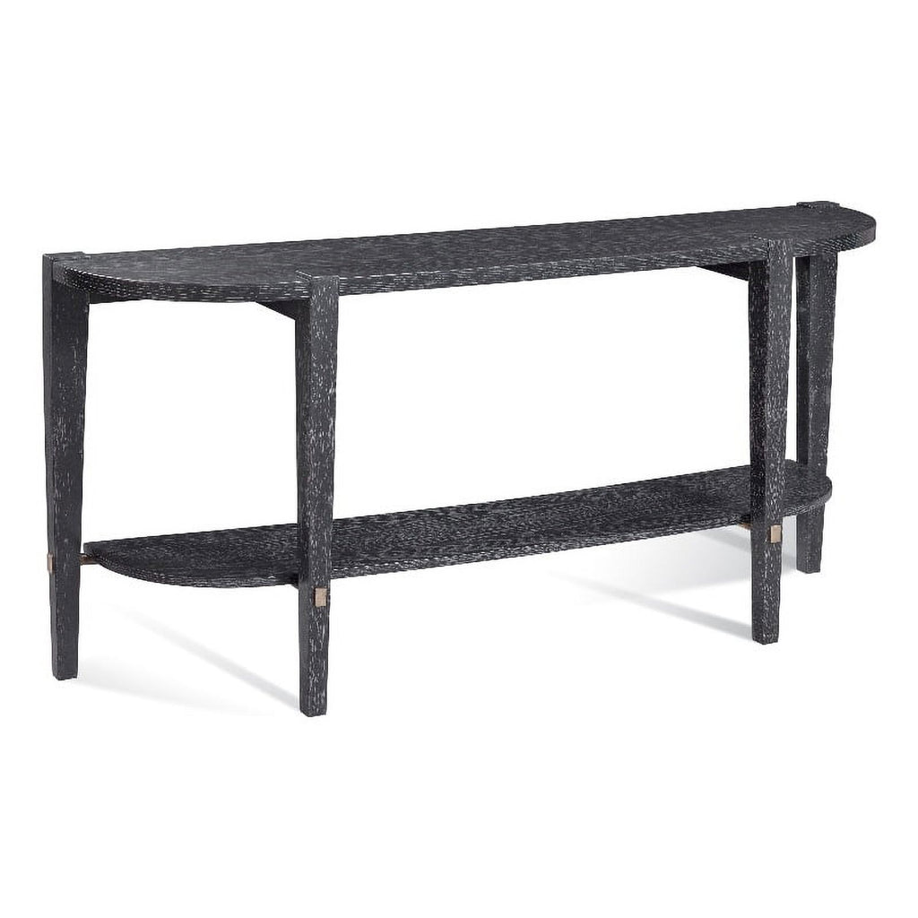 Black Wood Console Table V65402