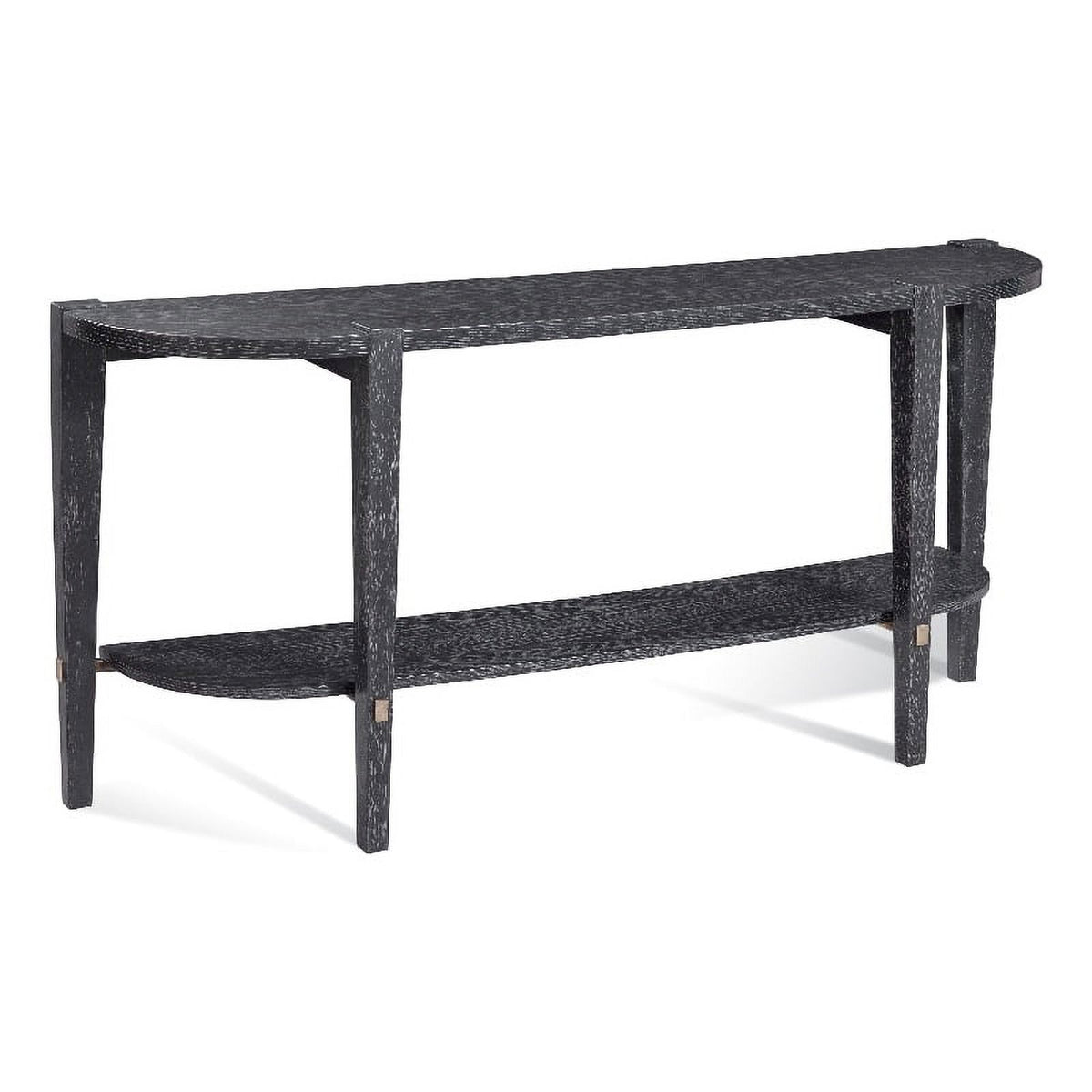 Black Wood Console Table V65402