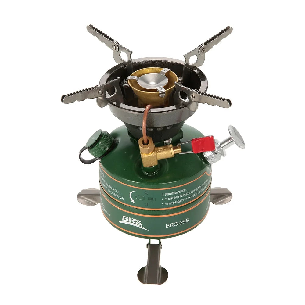 Portable Gasoline-burning Camping Furnace Cooker U853339