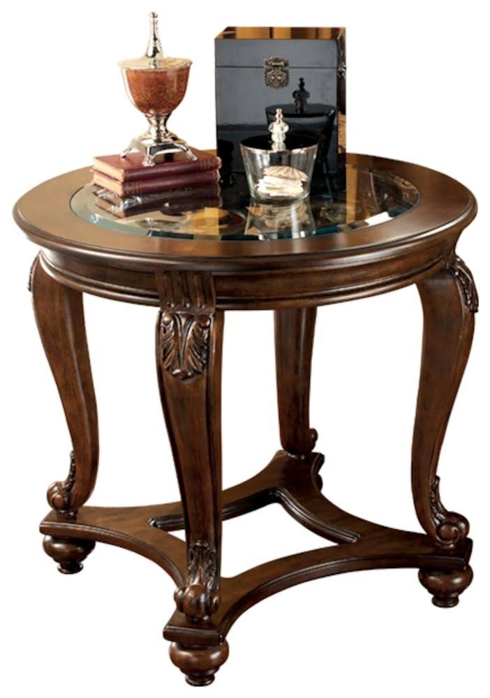 Dark Brown End Table Z29452