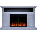 47x22 Blue Electric Fireplace TV Stand G7114