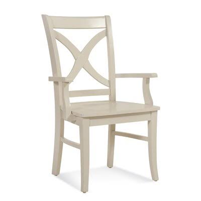 Solid Wood Cross Back Arm Chair Z87771