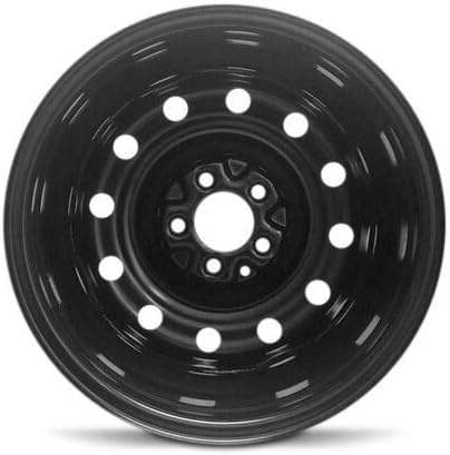 16 inch 5 Lug Black Steel Wheel T407