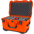 938 Hard Wheeled Case with Divider Set (Orange) P318