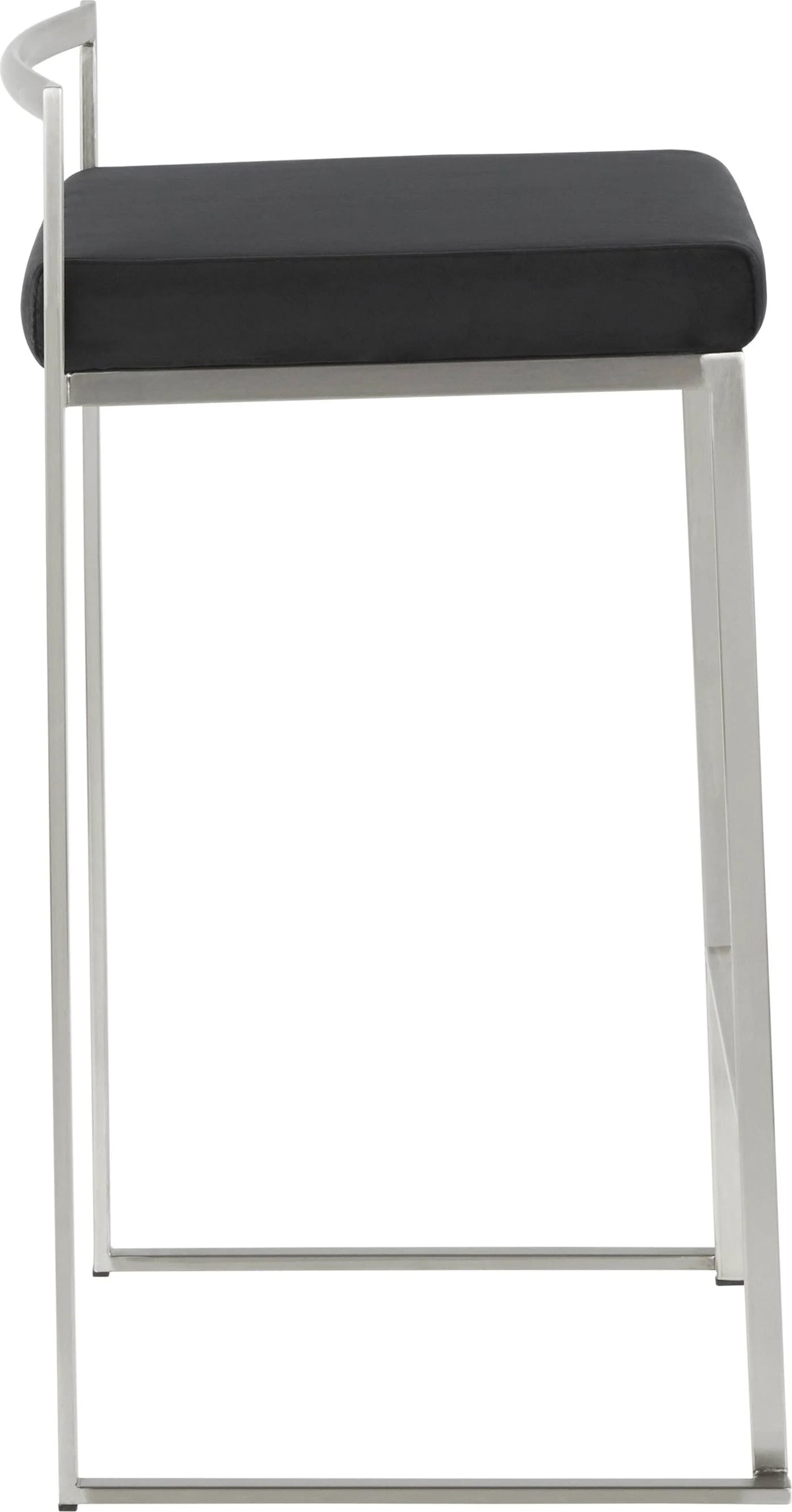 Black Counter Stool, Set of 2 M55010