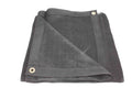 Black Heavy Duty Shade Mesh Tarps 6 oz with Grommets O92236