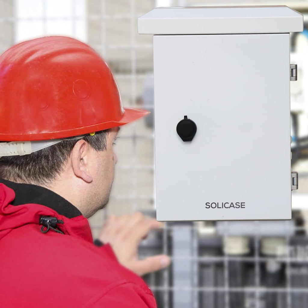 16x12x10 inches Galvanized Electrical Enclosure Box with 2 Shelves A17139