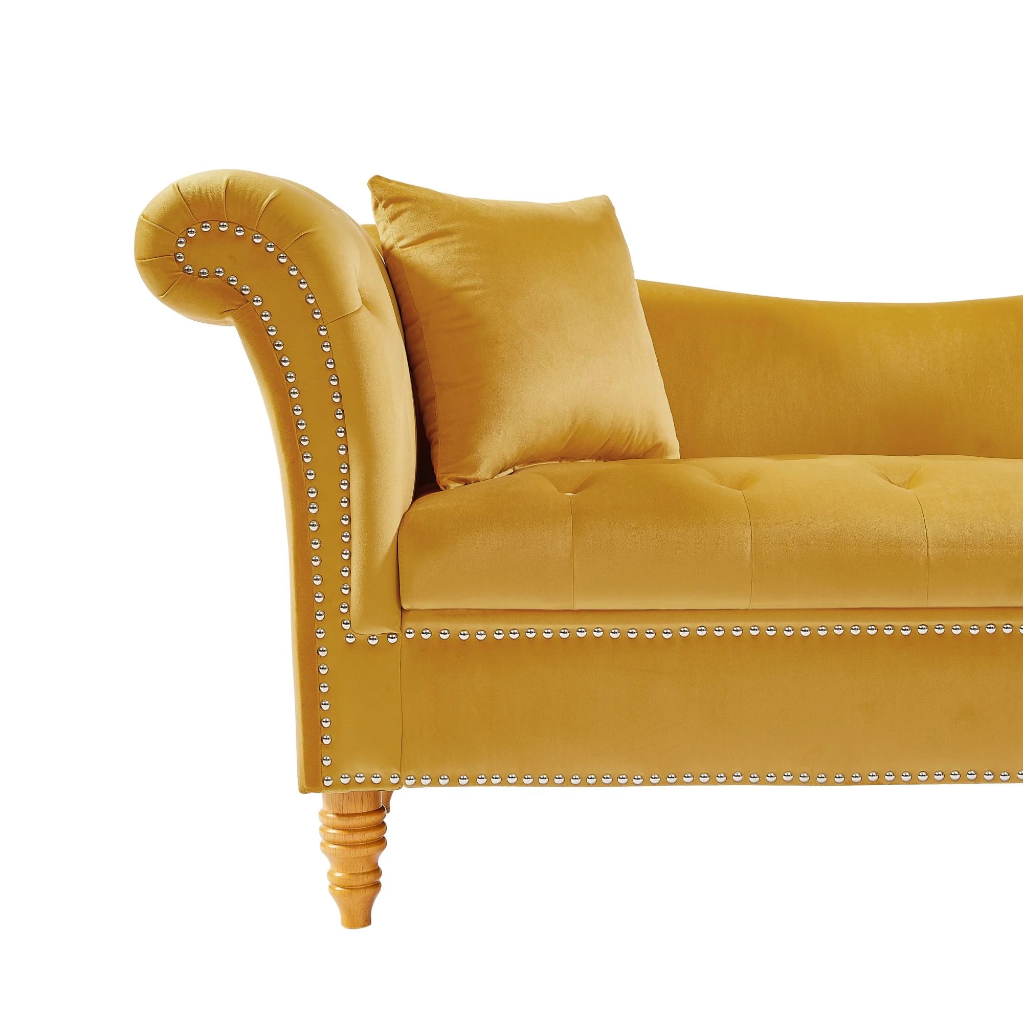 Velvet U Shape Backrest Sofa with Storage S4842