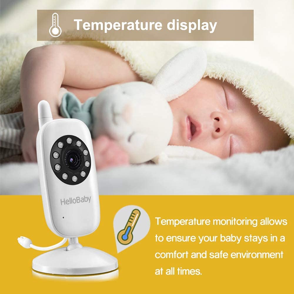 5 720P HD Video Baby Monitor with Camera and Audio N416