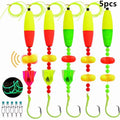 5pcs/set Catfish Rigs Fishing Tackle with Circle Hooks G559768