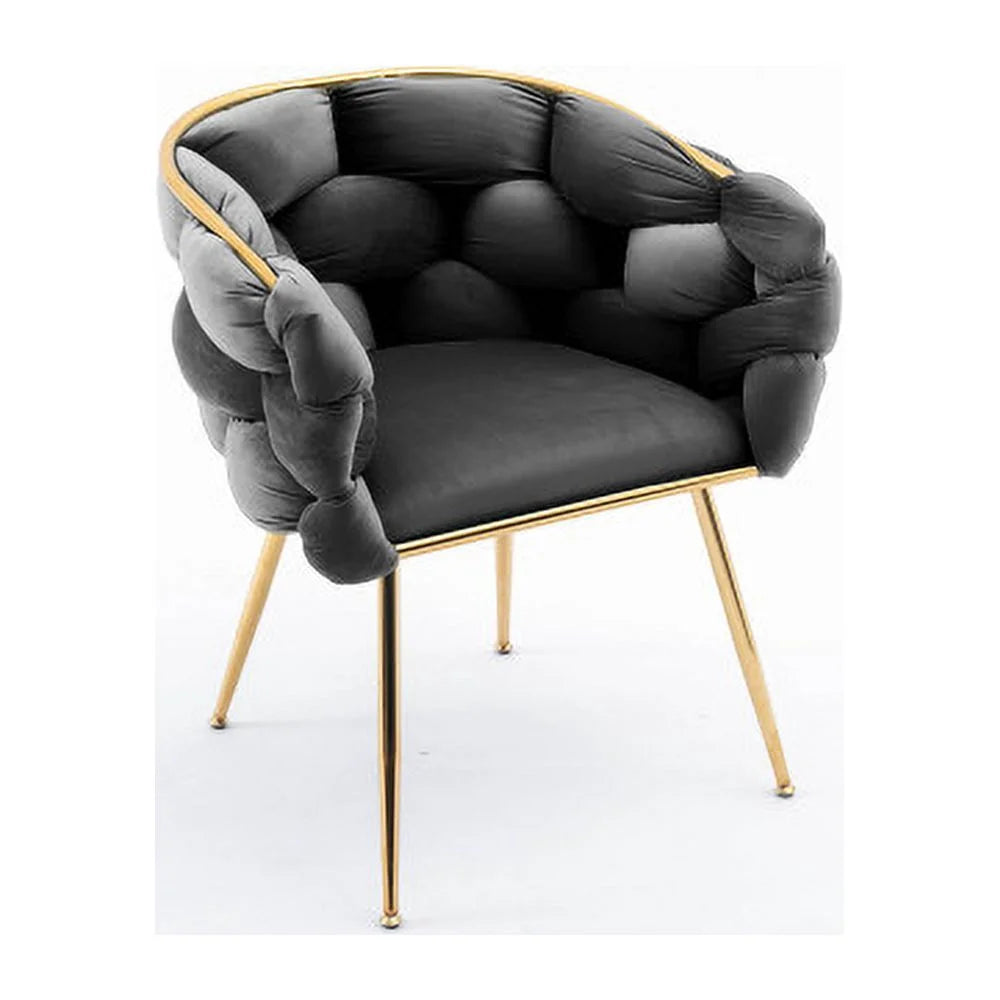 Velvet Accent Armchair D50402