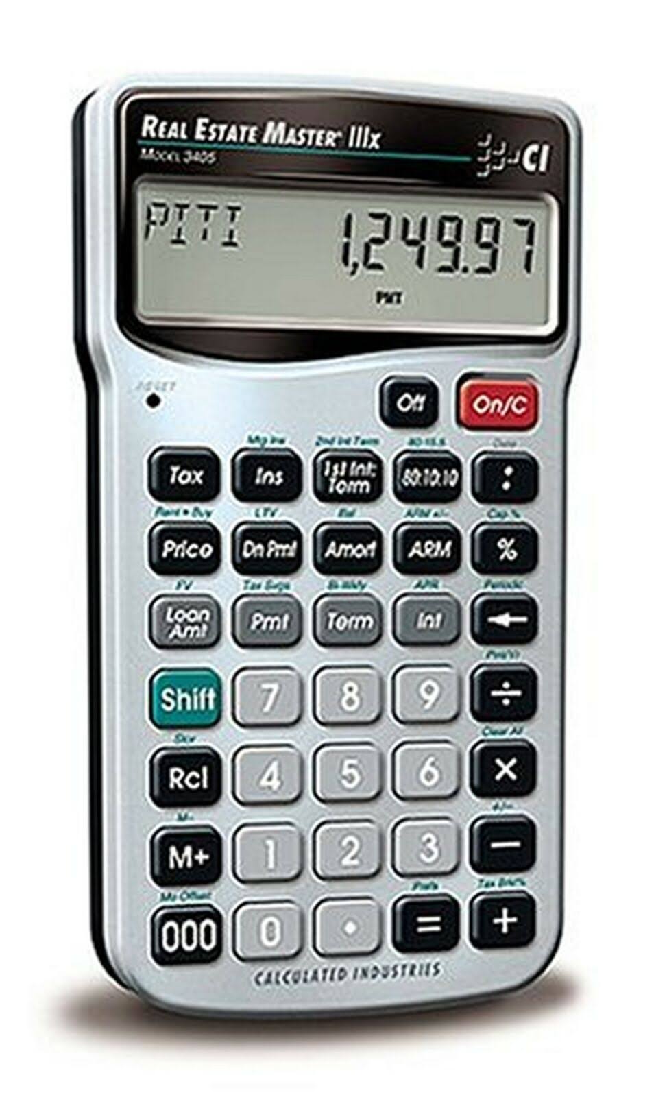 Real Estate Master IIIx Calculator D830