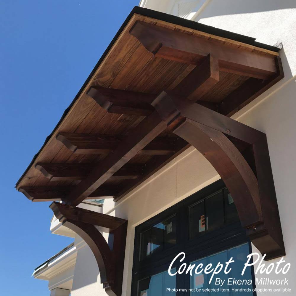 Douglas Fir Traditional Smooth Bracket L1518