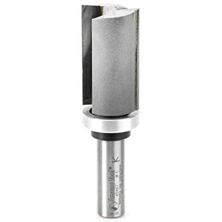 Carbide Tipped Flush Trim Plunge Template 1 inch Dia x 1-3/4 x 1/2 Shan S96727