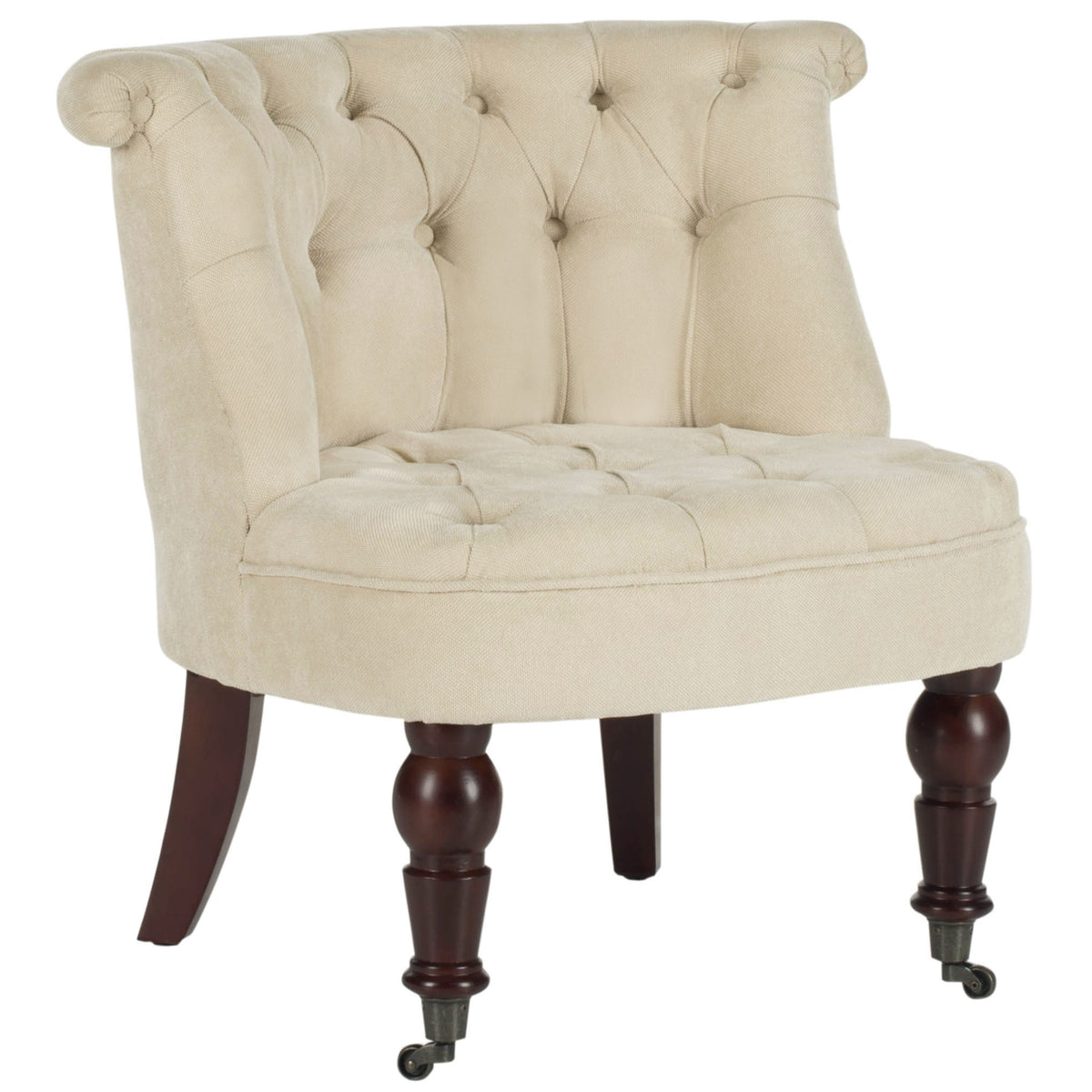Tufted Chair Natural Cream R844824