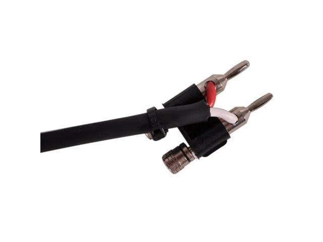 4 Pack 50 Foot Banana to Speakon Speaker Cables 12 Gauge 2 Conductor Black W129907