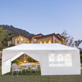 Waterproof Tent with Spiral Tubes White 3 x 6m-6Sides I899