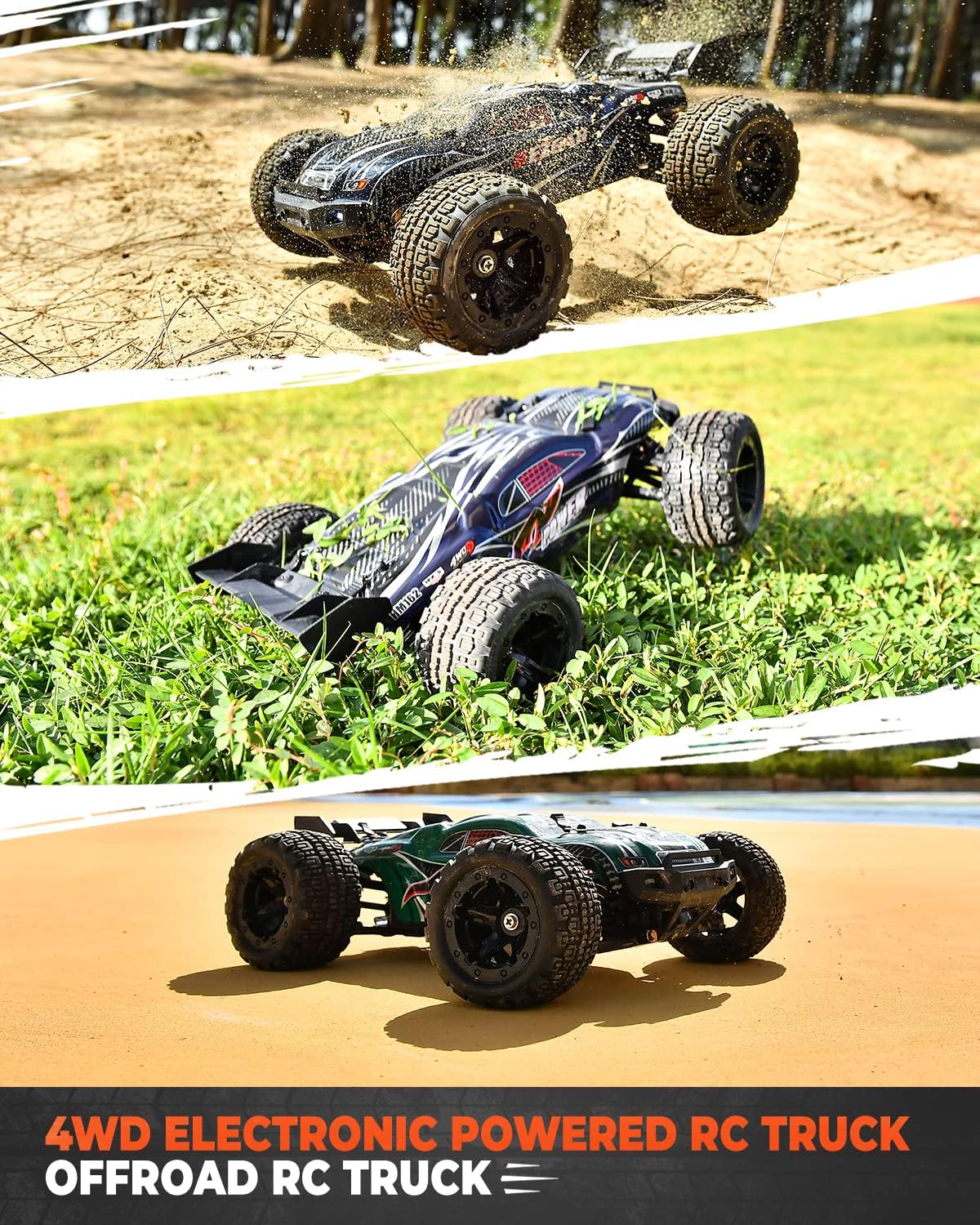 1:16 Scale 4WD Remote Control Electric Off Road RC Monster Truck A5403