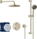 Grohtherm Cube Shower Set with Tempesta 210, Starlight Chrome V76564