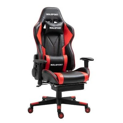 High-Back Portable Racing Chair Red/Black C3635