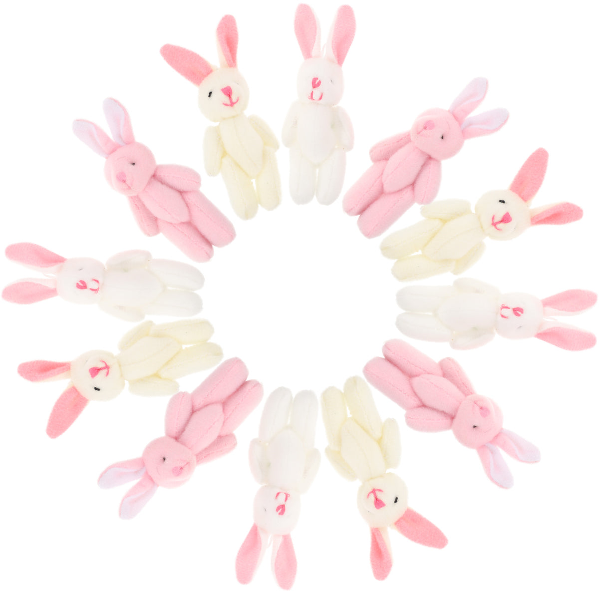 15 Pcs Mini Plush Toy Bunny Stuffed Animal L778620