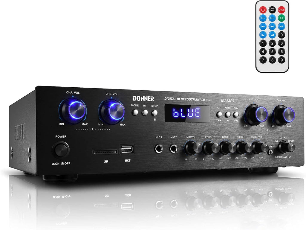 4 Channel 440W Peak Power Stereo Audio Amplifier Receiver U351
