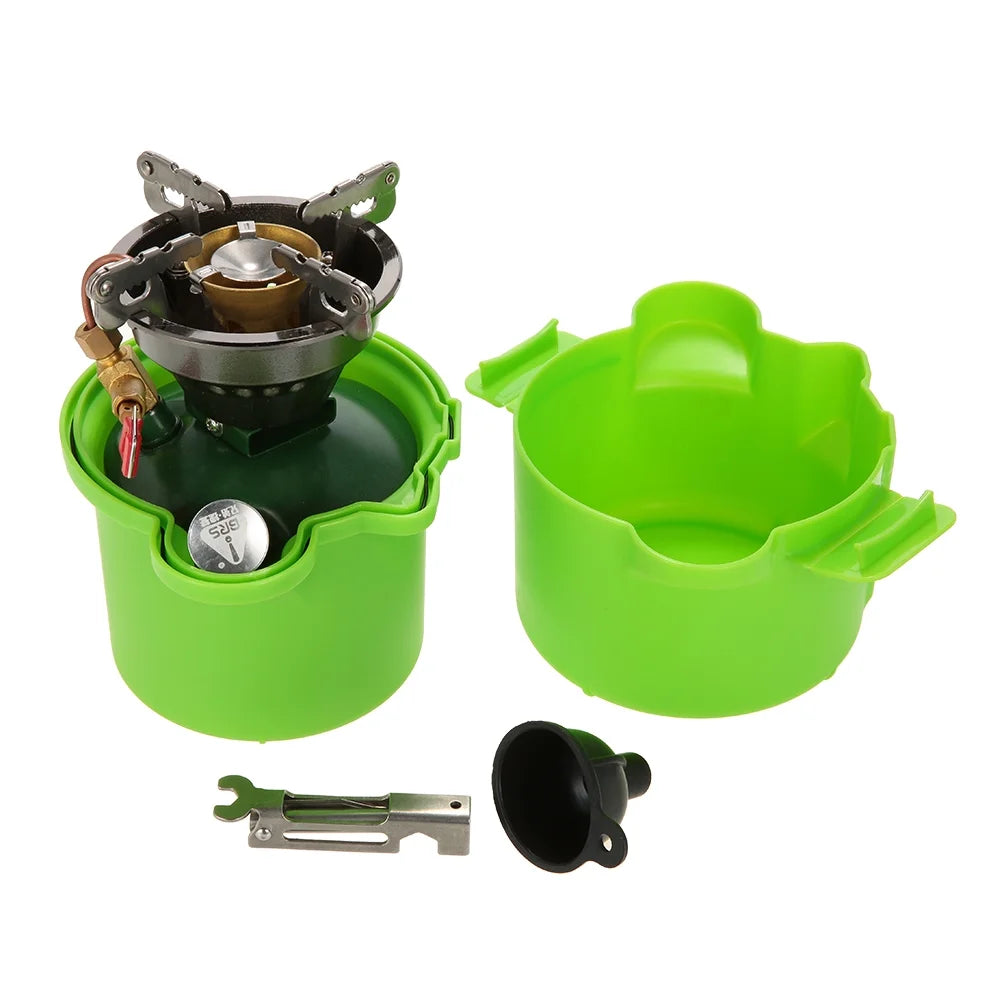 Portable Gasoline-burning Camping Furnace Cooker U853339