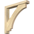 Rough Sawn Bracket with Offset Brace, Douglas Fir N88421