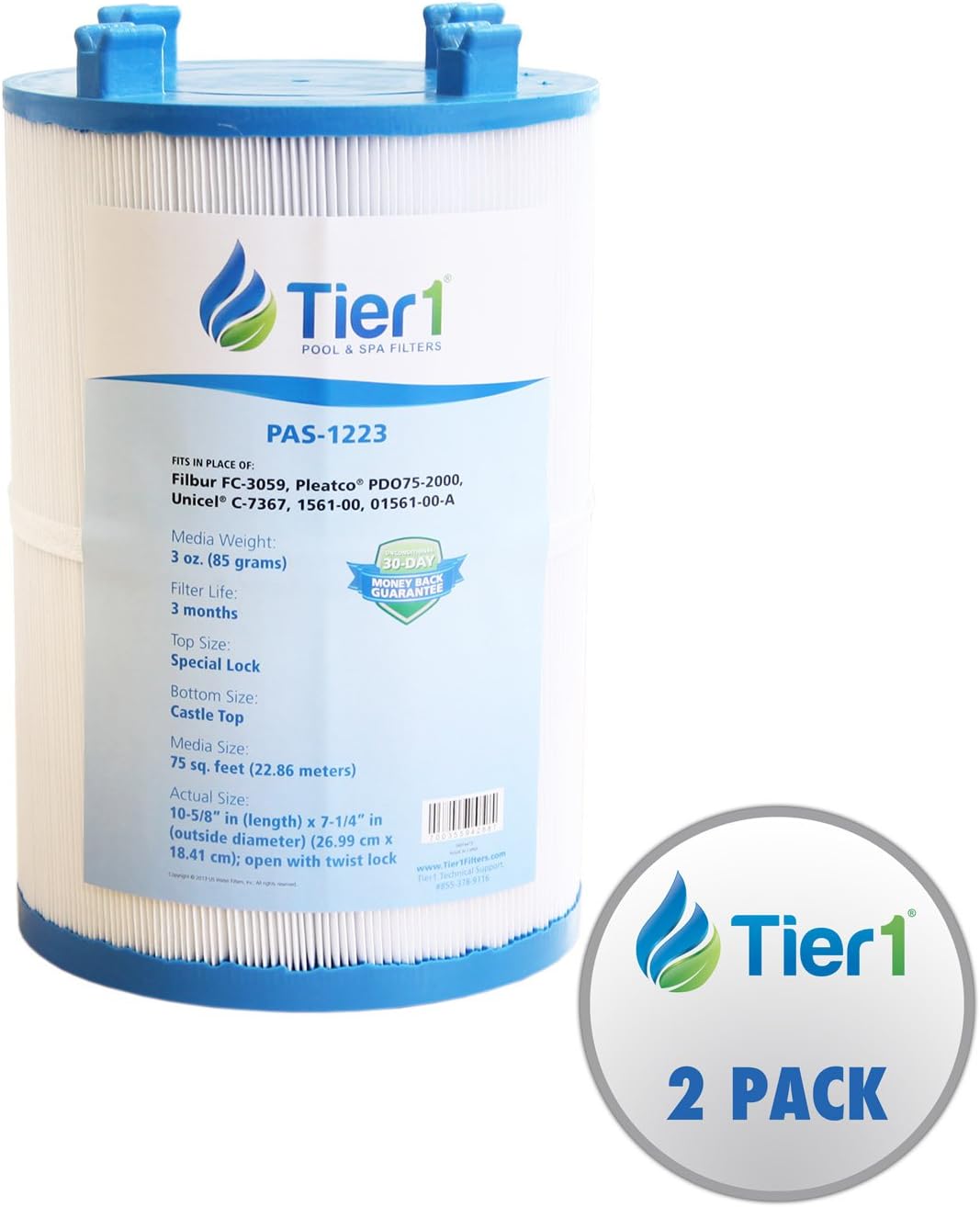 2-Pack Spa Filter Cartridge R477874