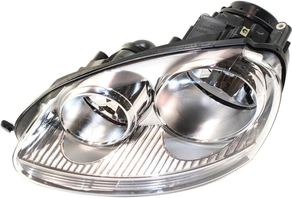 Driver Side Halogen Headlight for Volkswagen Jetta Rabbit 2006-2009 A5445