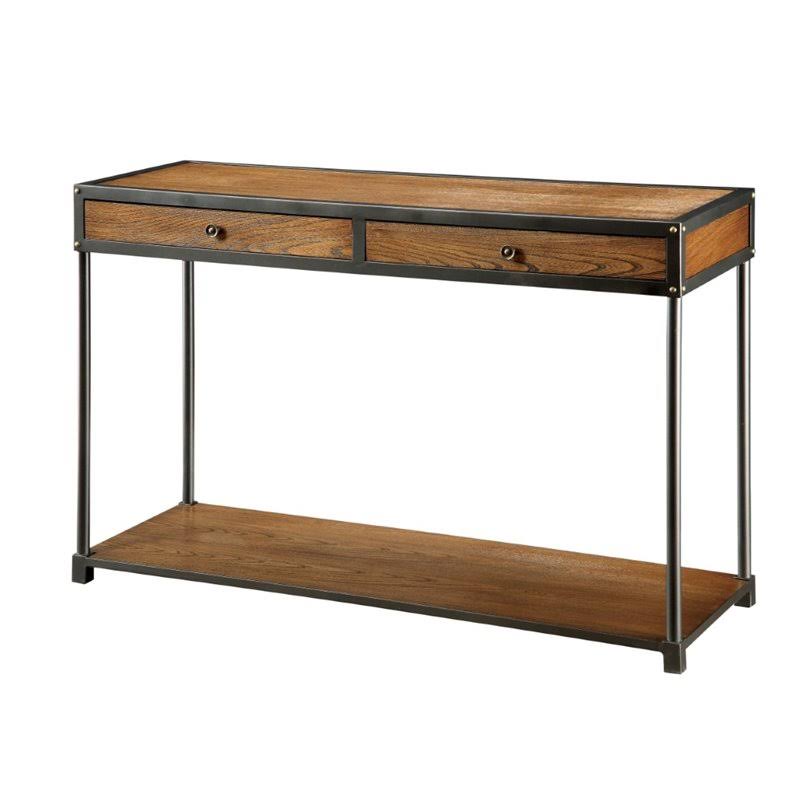 Antique Oak Console Table P165