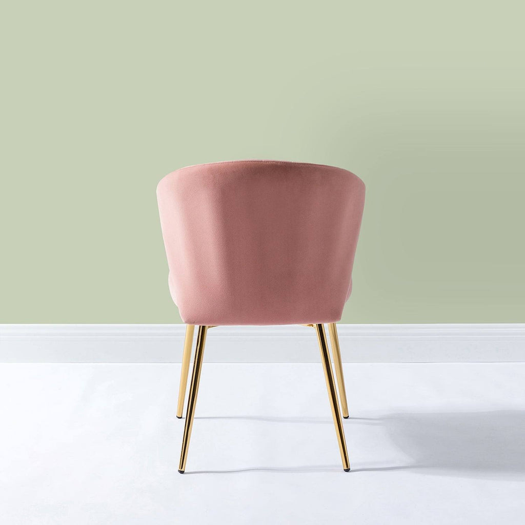 Teal Blue Side Chair with Gold Legs L789