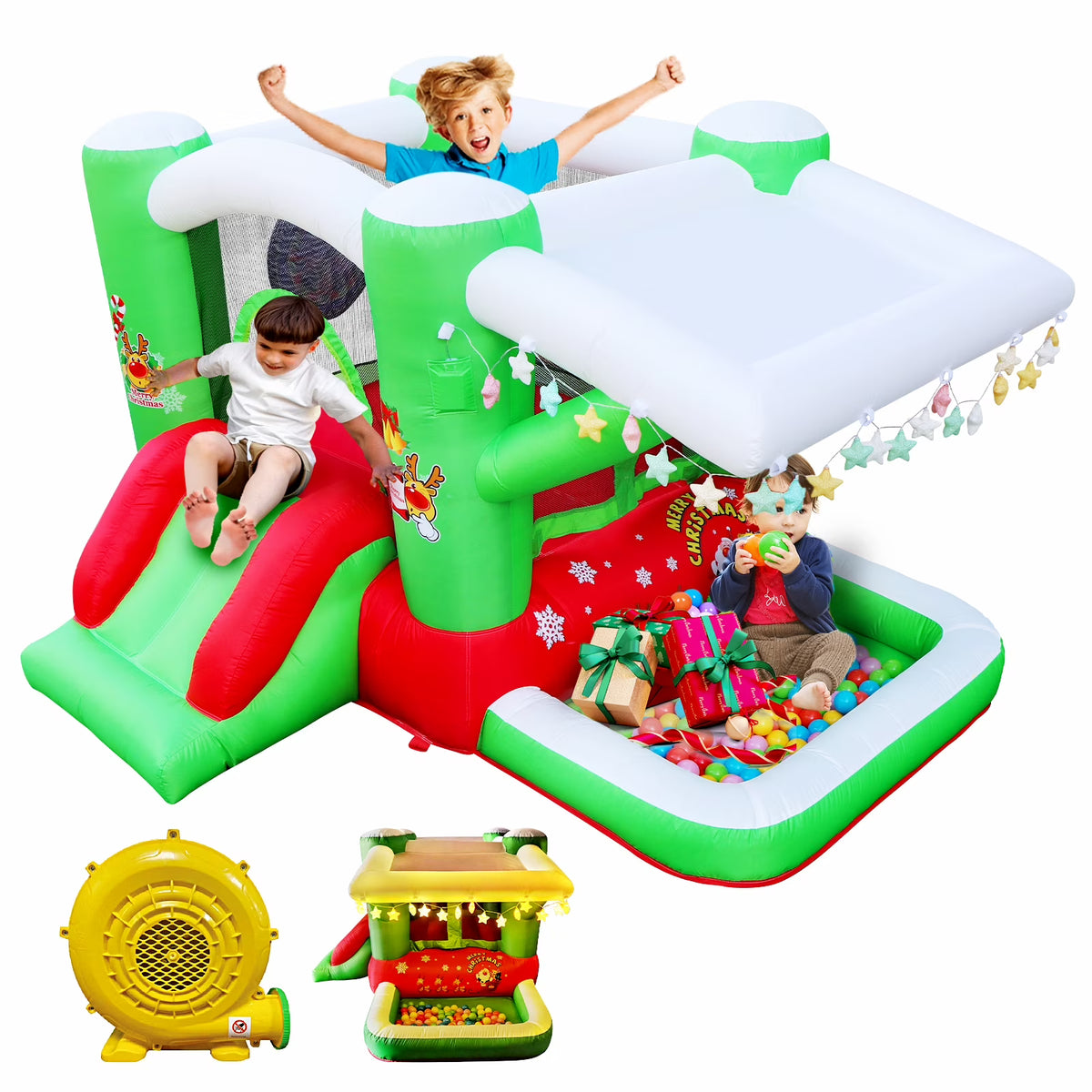 80" x 91" Inflatable Bouncer with Blower T5831