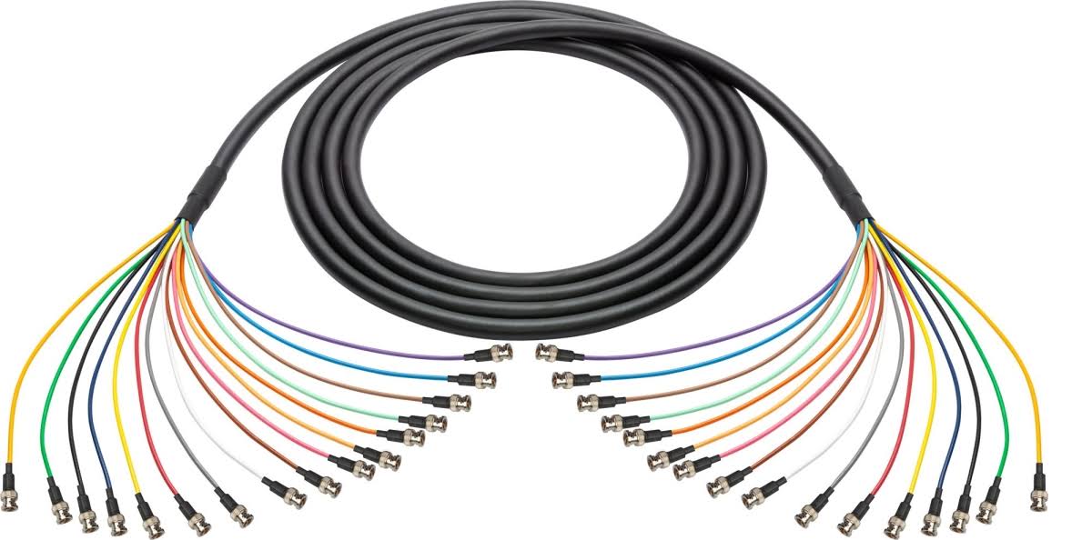 16-Channel BNC Snake Cable 10 ft. Y35666