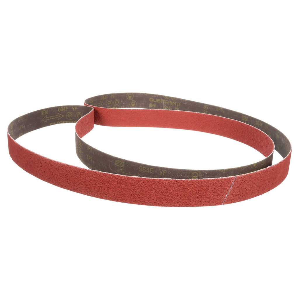 3M 384F Cloth Belt, 37 in x 75 in, Film 120+ XF-weight, 5 per Case T8574