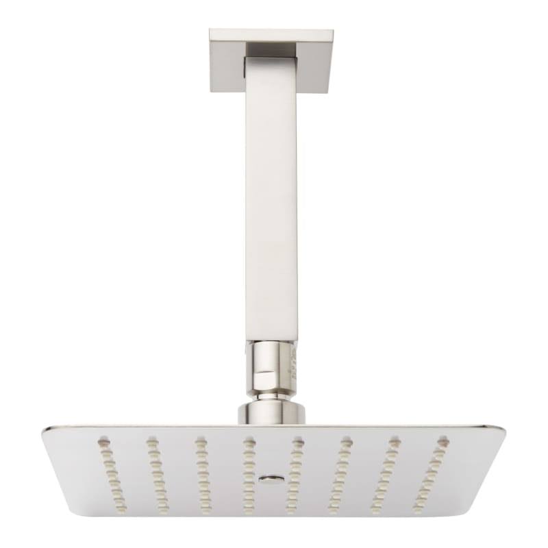 Modern Square Rain Shower Head with Ceiling Mounted Shower Arm X664390