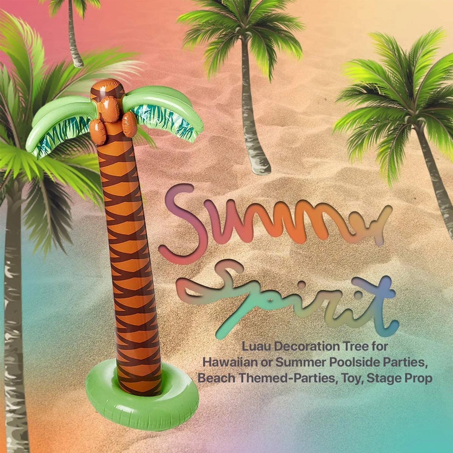 Giant Inflatable Palm Tree, 2 Pack Y169