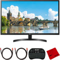 31.5 inch Full HD IPS Monitor with Wireless Keyboard and HDMI 2.0 Cable X7738