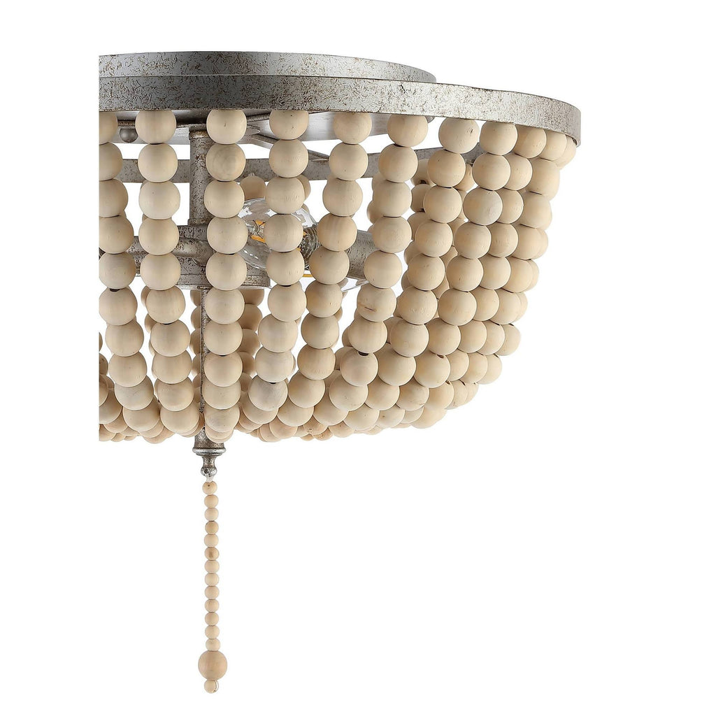 Antiqued Silver LED Flush Mount X846994