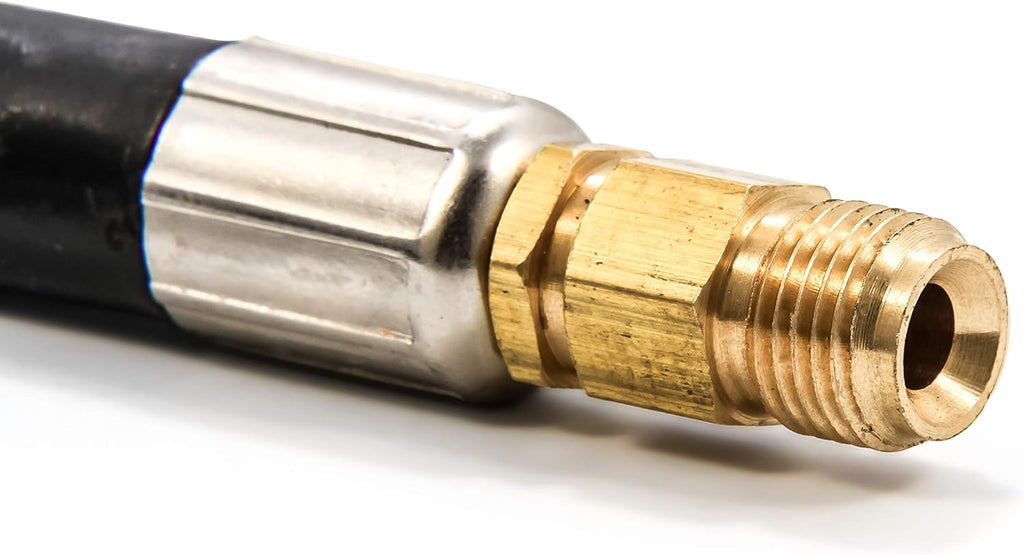 Camco Propane Brass 4 Port Tee with 5ft and 12ft Hoses F44236