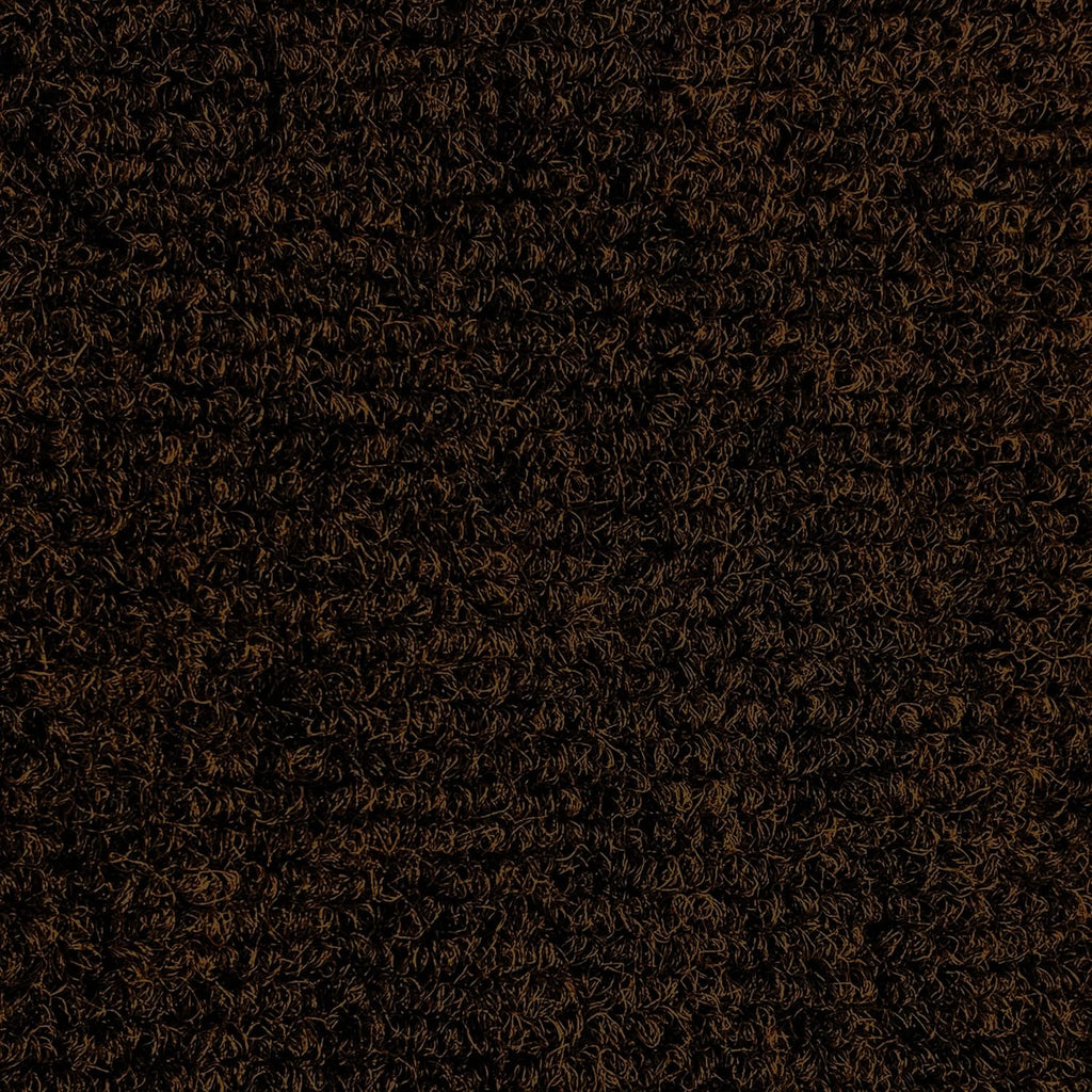 Indoor Outdoor Carpet with Rubber Marine Backing - Dark Brown - 6 Feet x 15 Feet Y3560