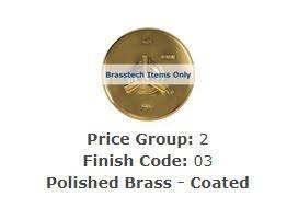 Polished Brass Coated Angle Valve, 1/2x22 Compression K466