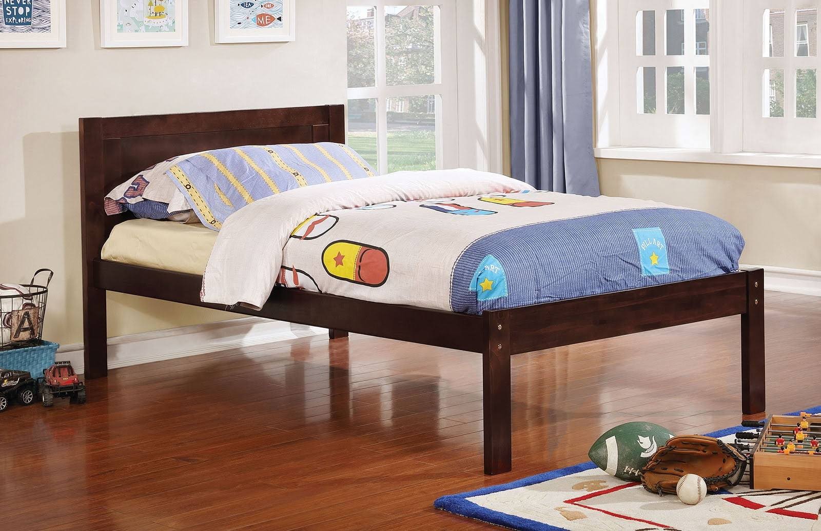 Dark Walnut Full Panel Bed Q92279