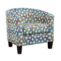 Blue Barrel Chair Z817897