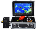 Portable 9 inch LCD Monitor Fish Finder HD 1000TVL Fishing Camera Waterproof Underwater DVR Video Cam 30m Cable 12pcs IR Infrared LED S3504