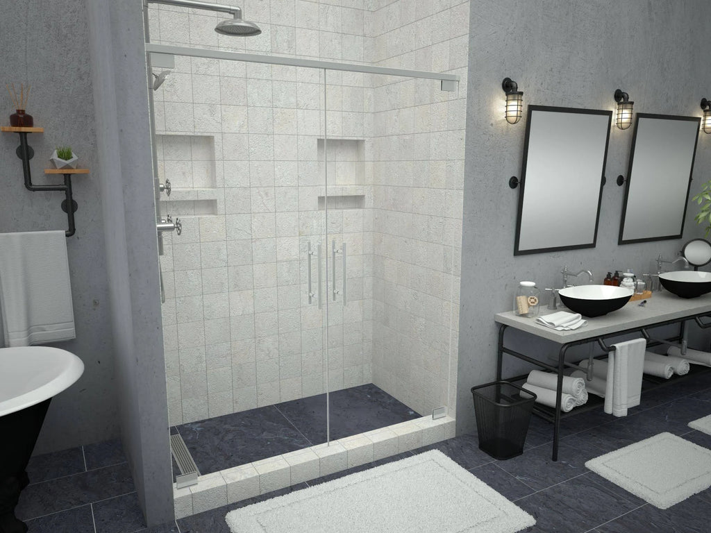 Brushed Nickel Trench Shower Pan V295